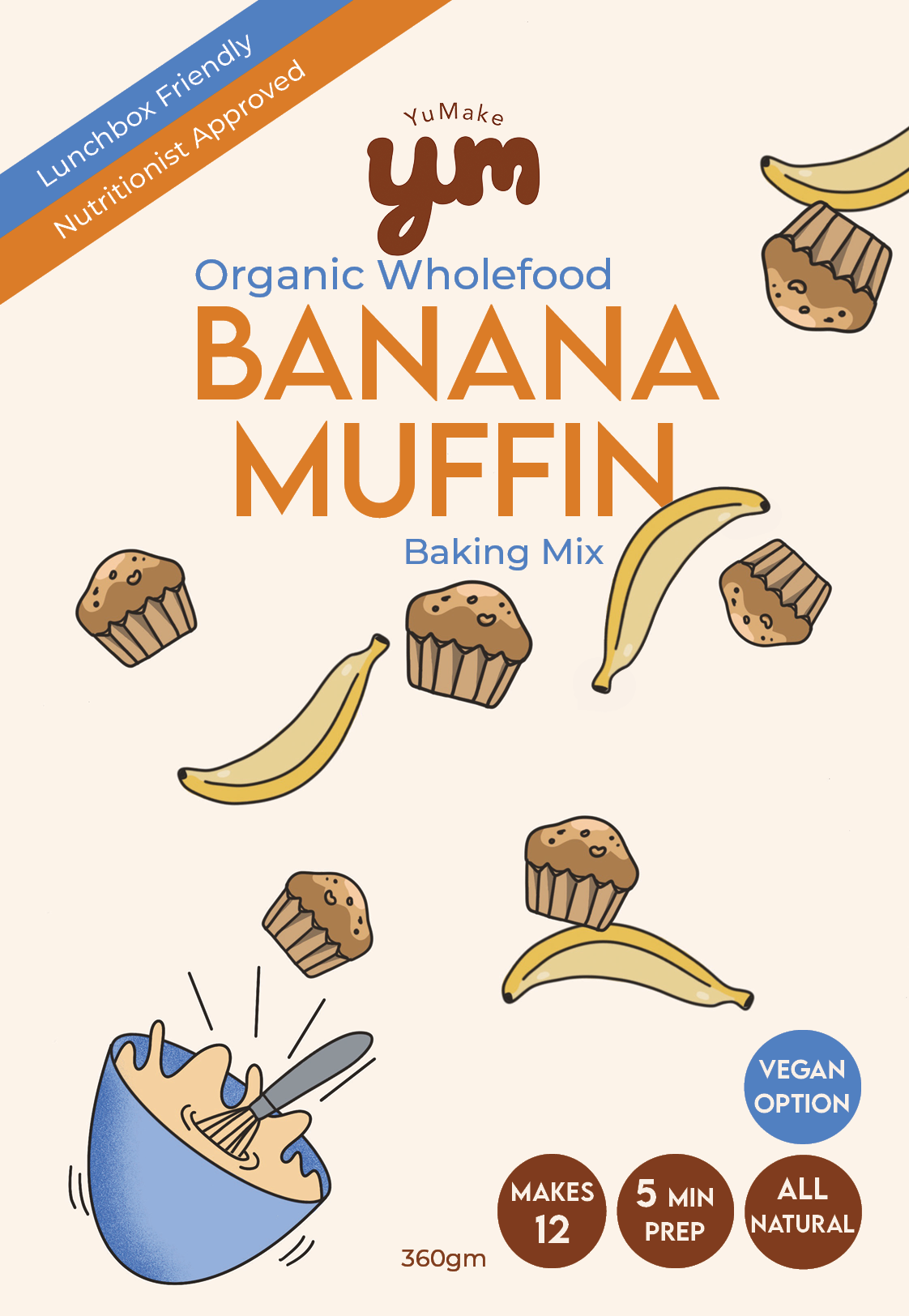 BULK BAG - Banana Muffin Baking Mix - Image 2