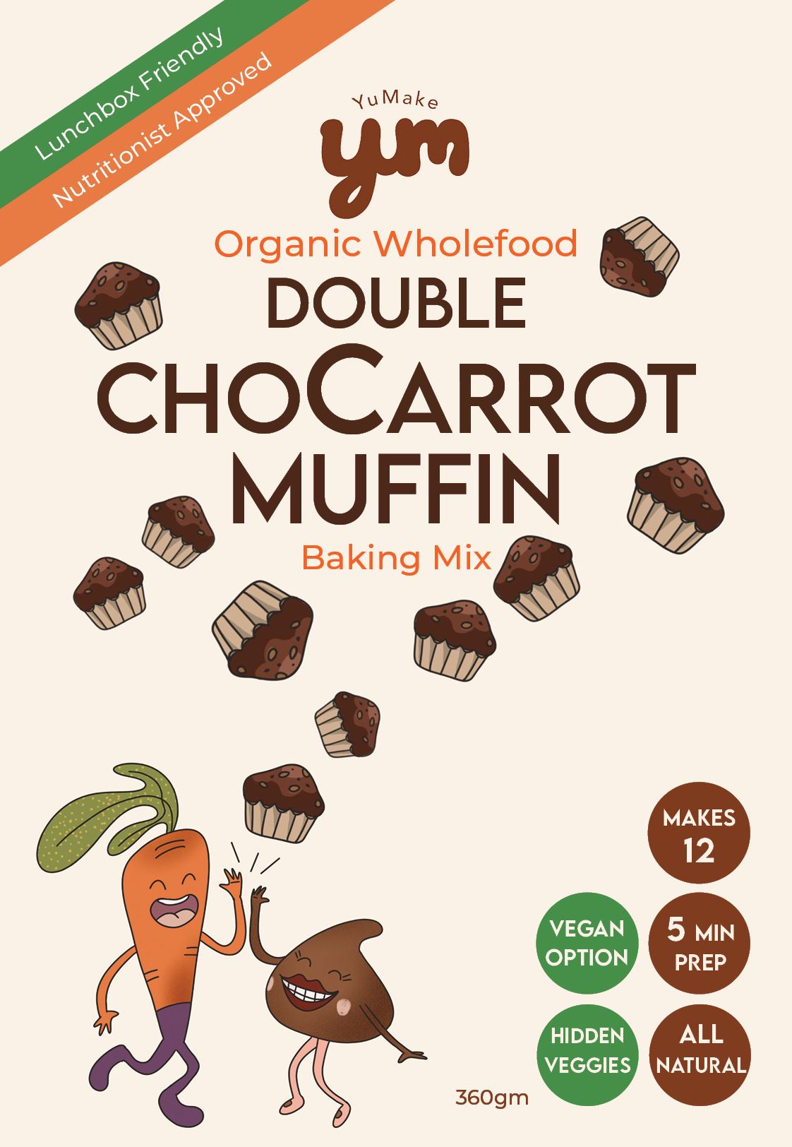 BULK BAG - Double ChoCarrot Muffin Baking Mix - Image 2