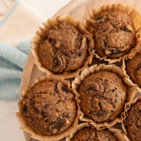 Organic Wholefood Banana Muffins