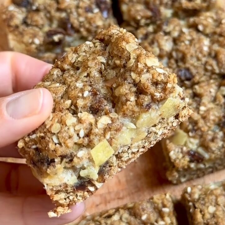 Apple Streusel Slice